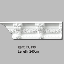 Cornice Comhaimseartha Polúireatán Modillion